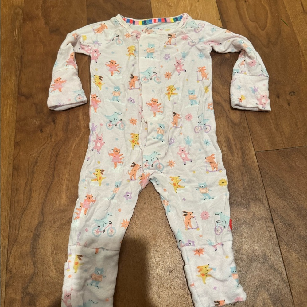 Magnetic Me One Piece with Colorful Animal Print